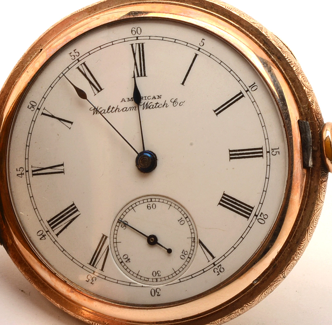 Antique Waltham Gold-Filled Pocket Watch