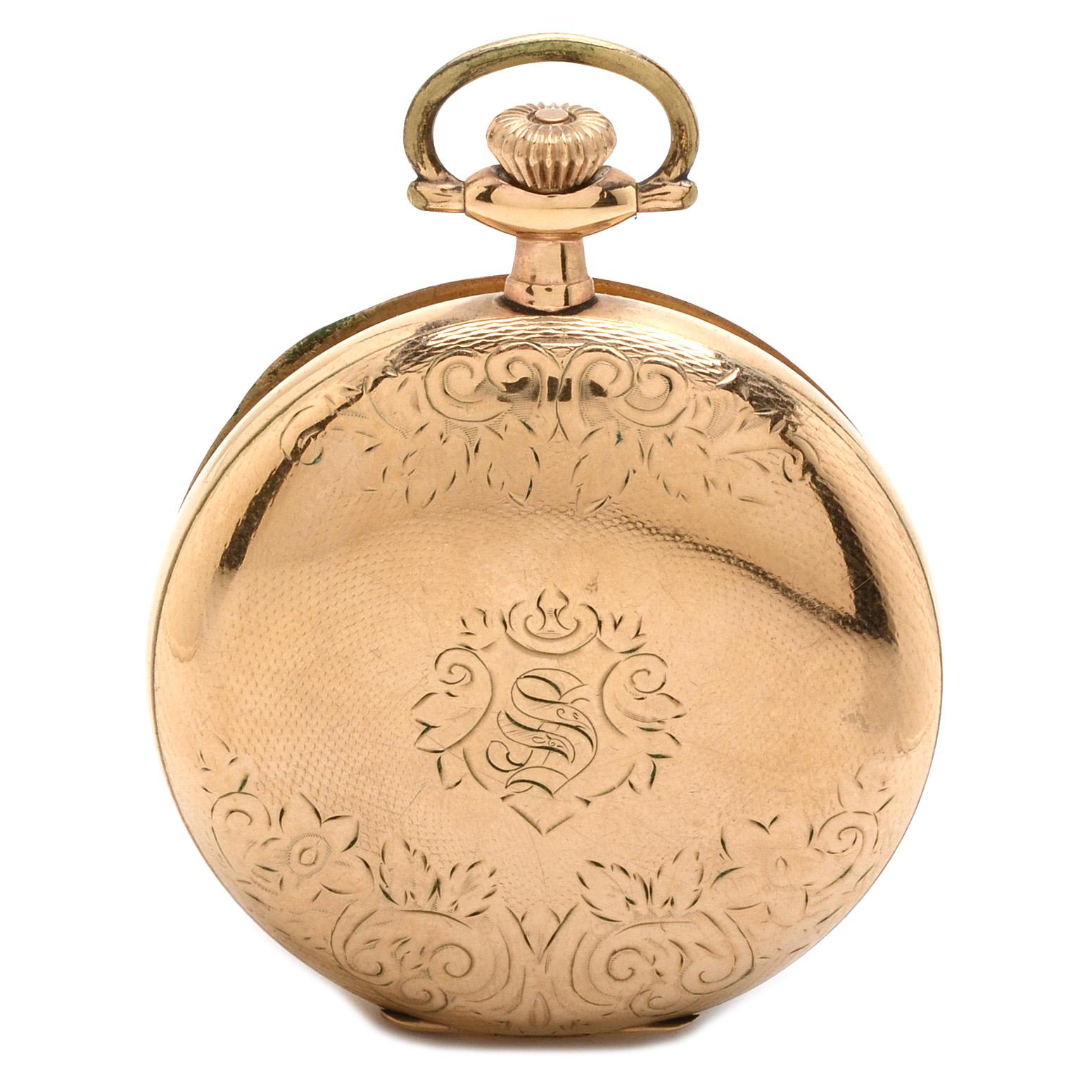 Charles W. Crankshaw Gold Filled Pocket Watch
