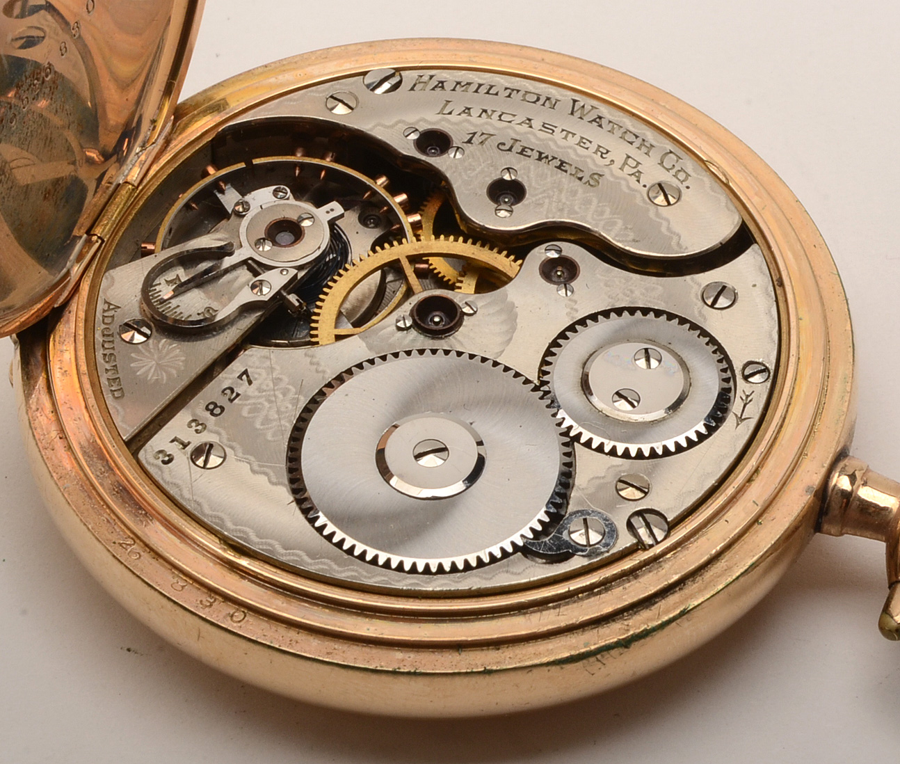 Charles W. Crankshaw Gold Filled Pocket Watch