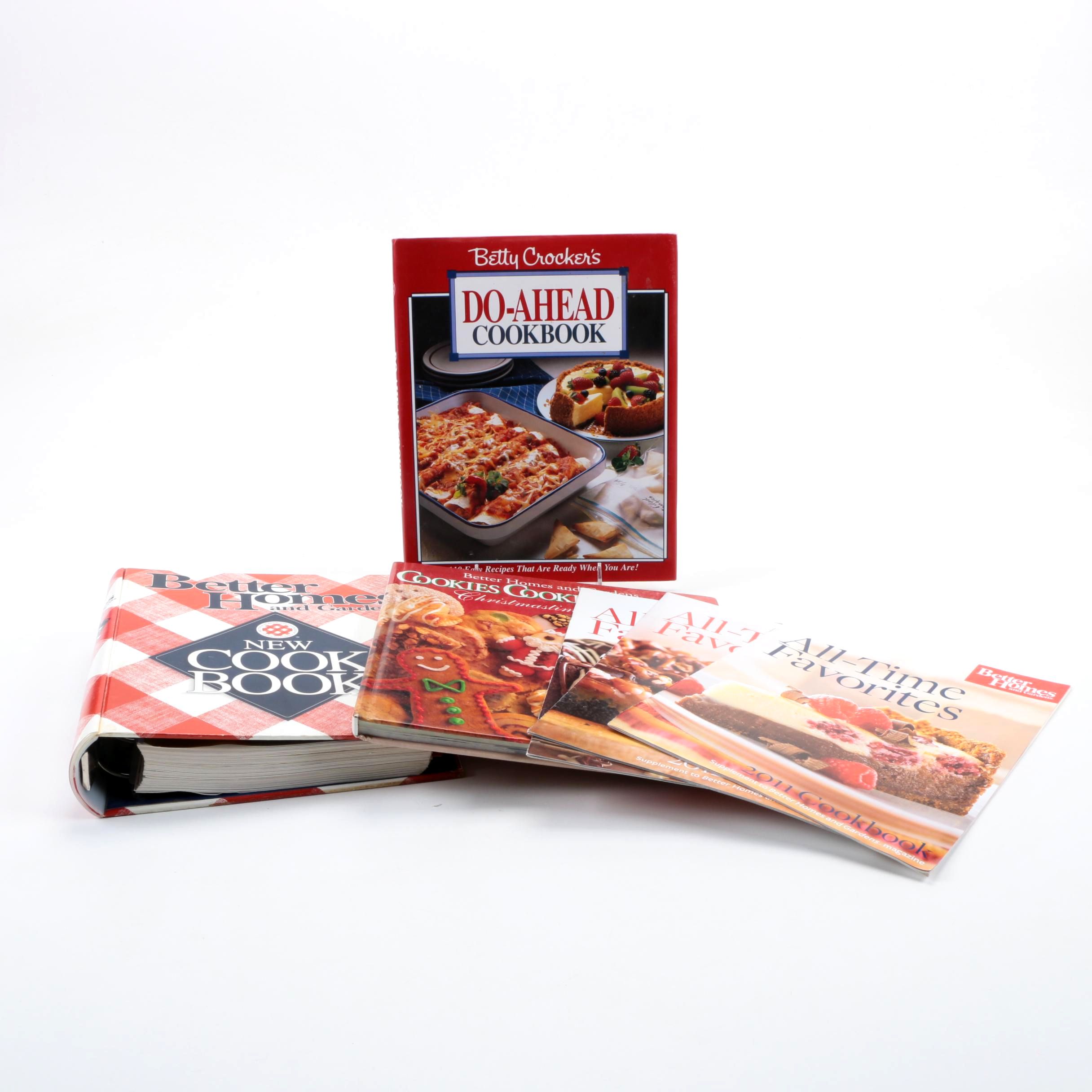 Better Home and Gardens Cookbooks including Betty Crocker