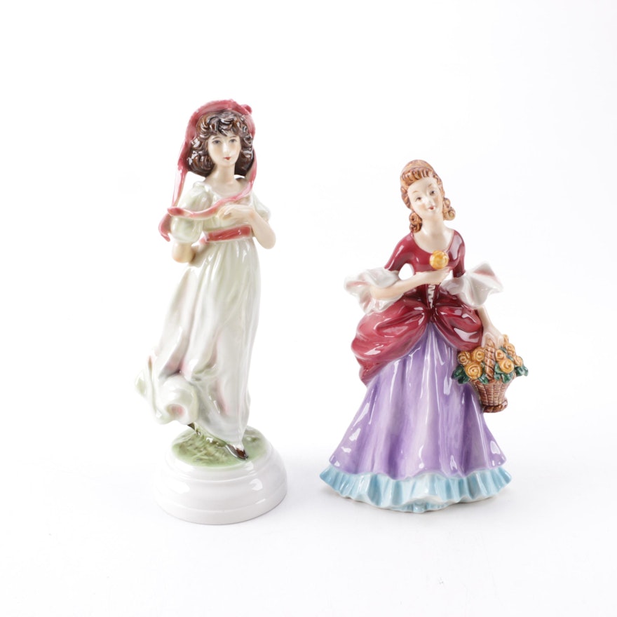Goebel Porcelain Women Figurines