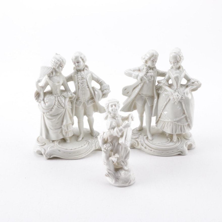 German Porcelain Dance Figurines