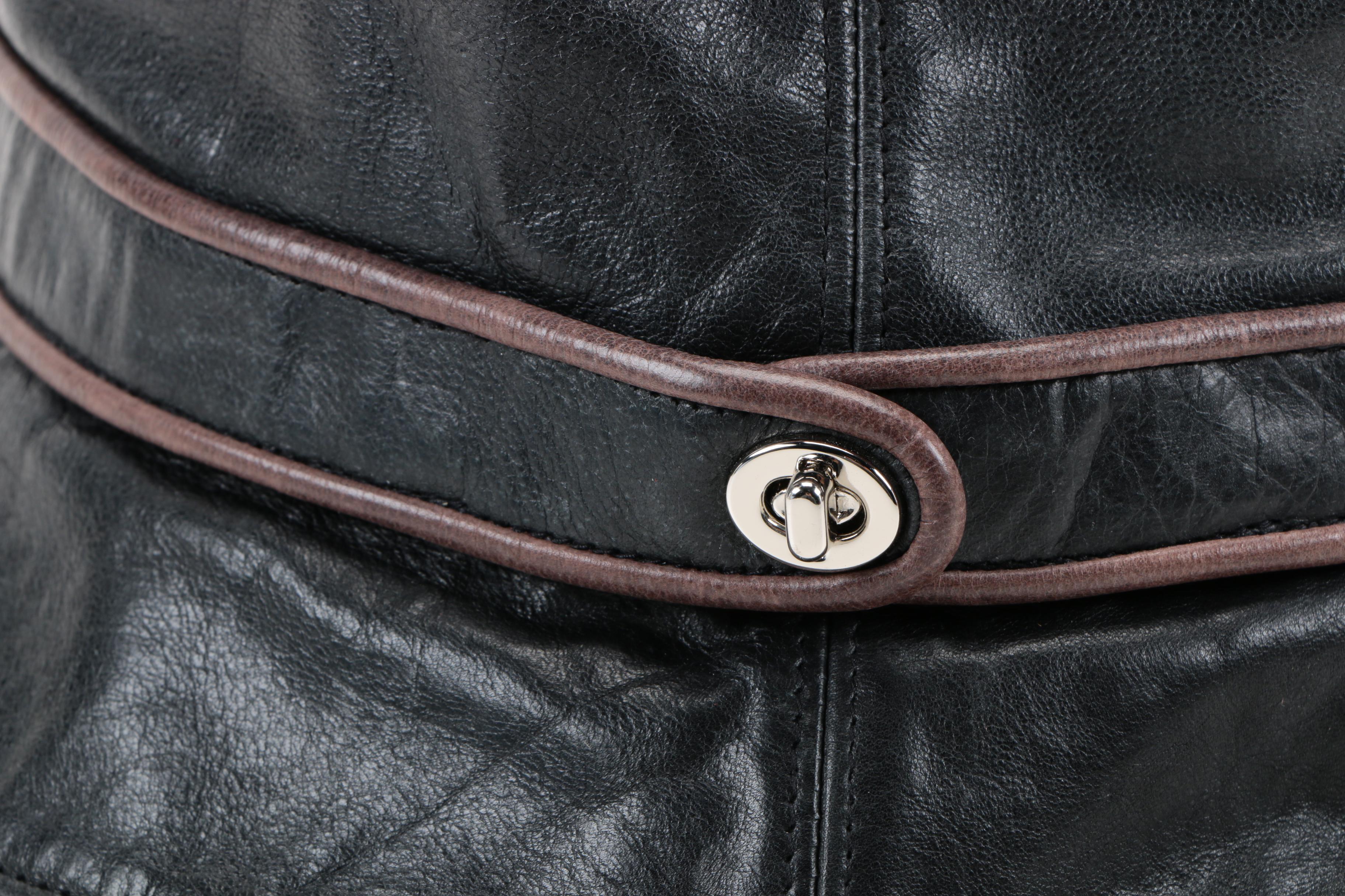 Coach Leather Bucket Hat