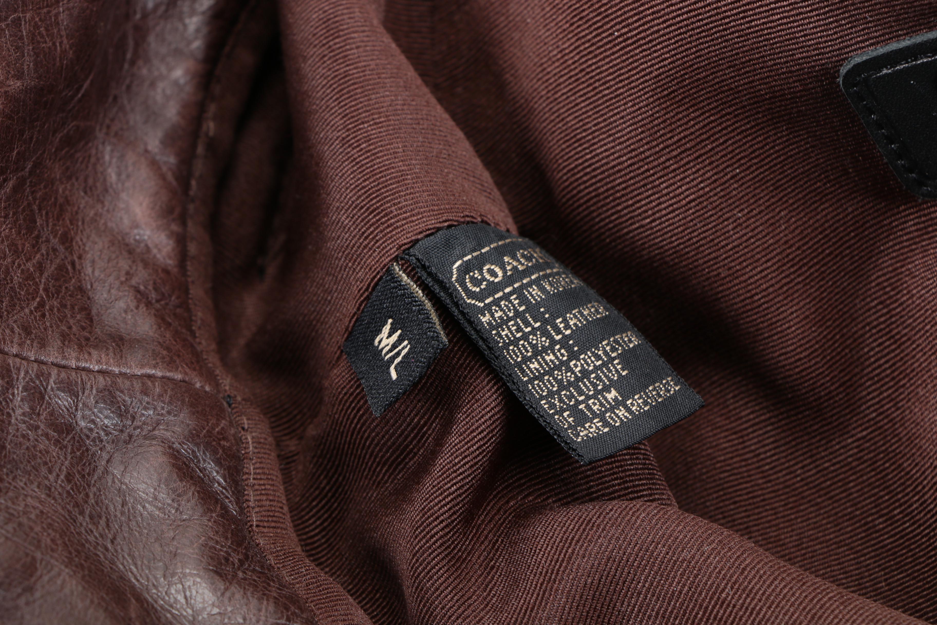 Coach Leather Bucket Hat