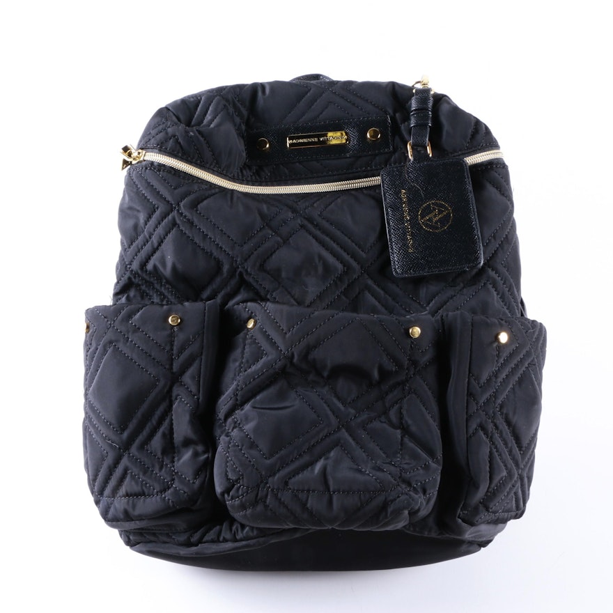 Adrienne Vittadini Quilted Diamond Backpack