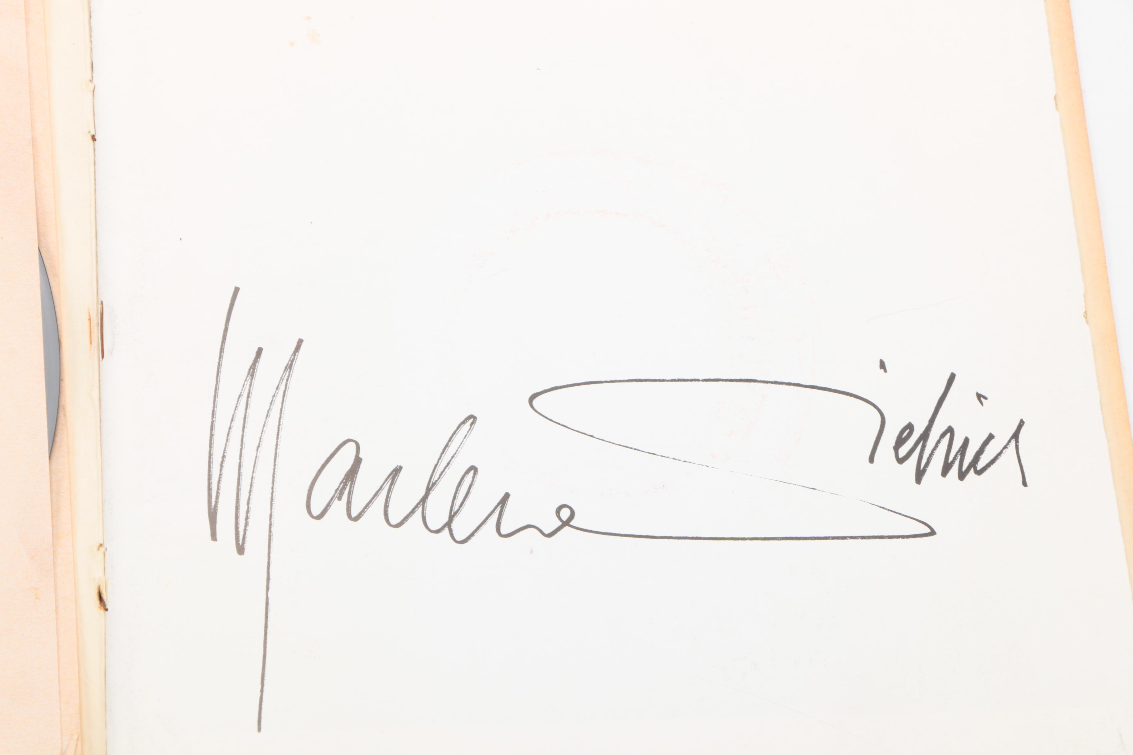 1967 Marlene Dietrich "Where Have All the Flowers Gone?" Record with Booklet