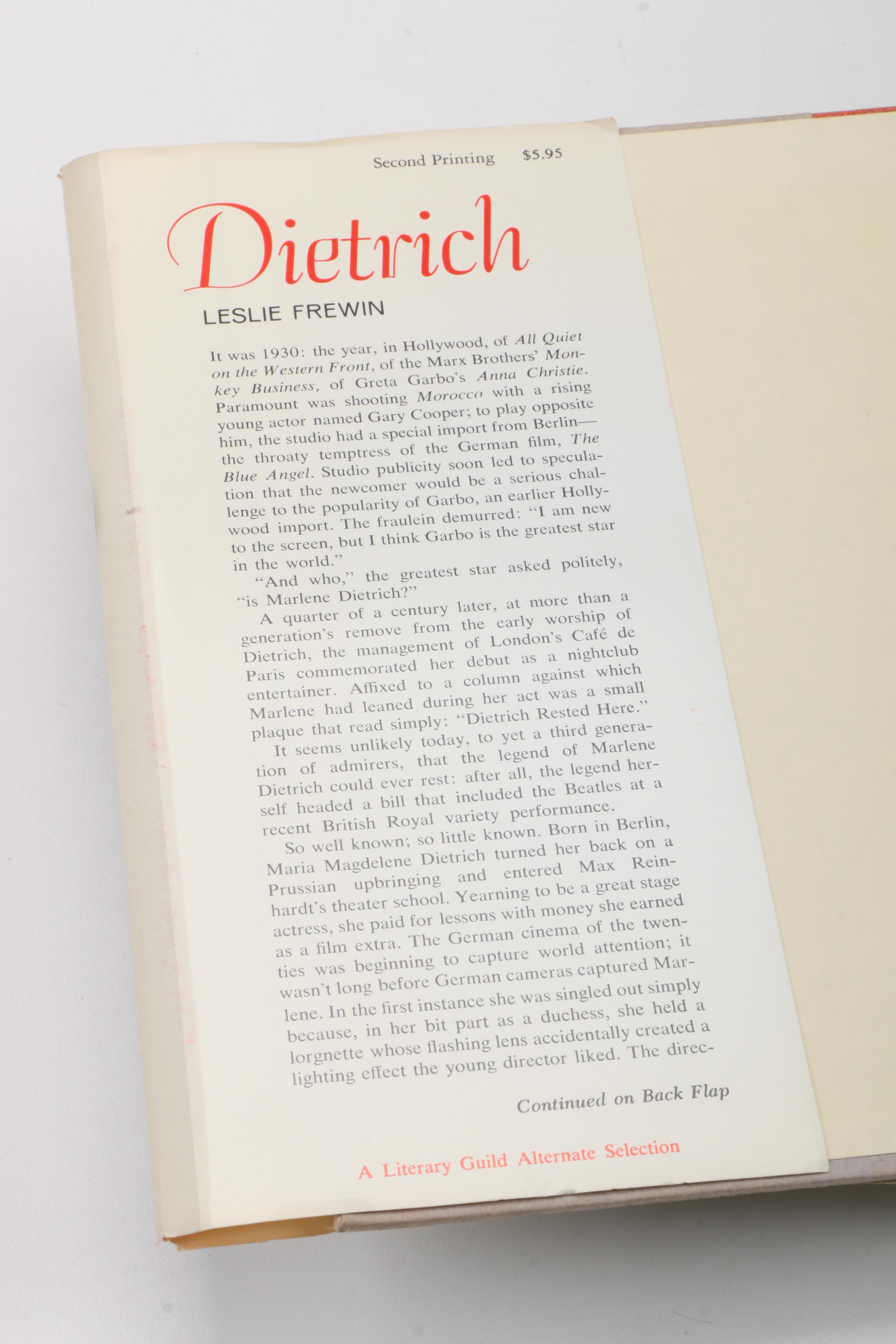 1967 Marlene Dietrich "Where Have All the Flowers Gone?" Record with Booklet