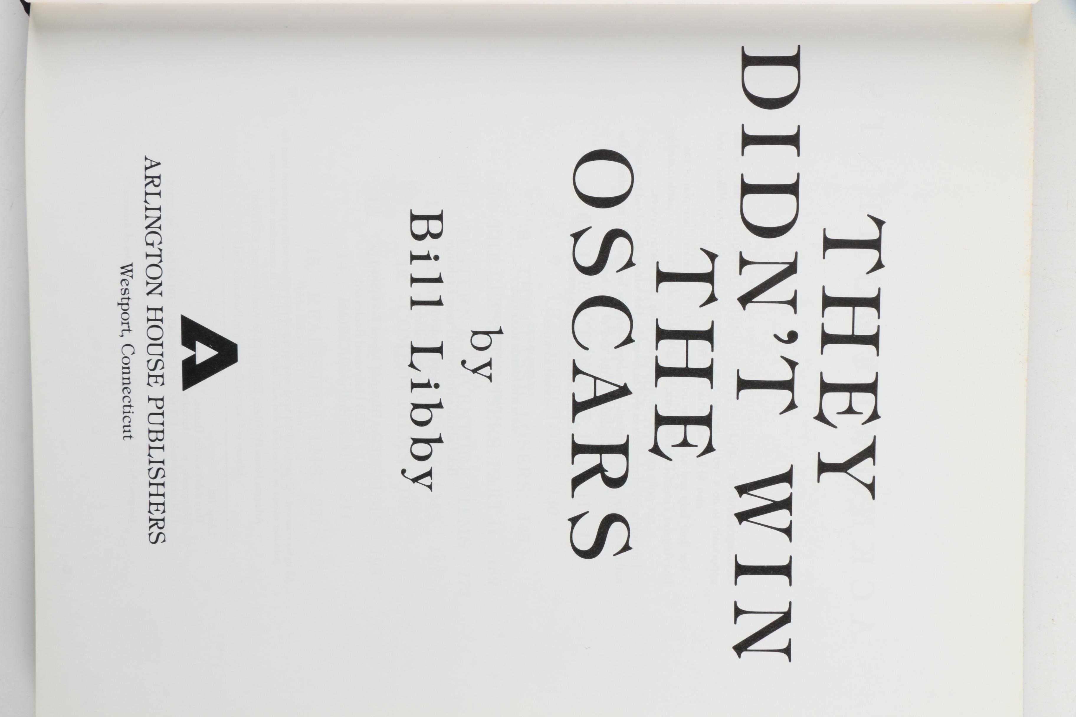 The Academy Awards Books