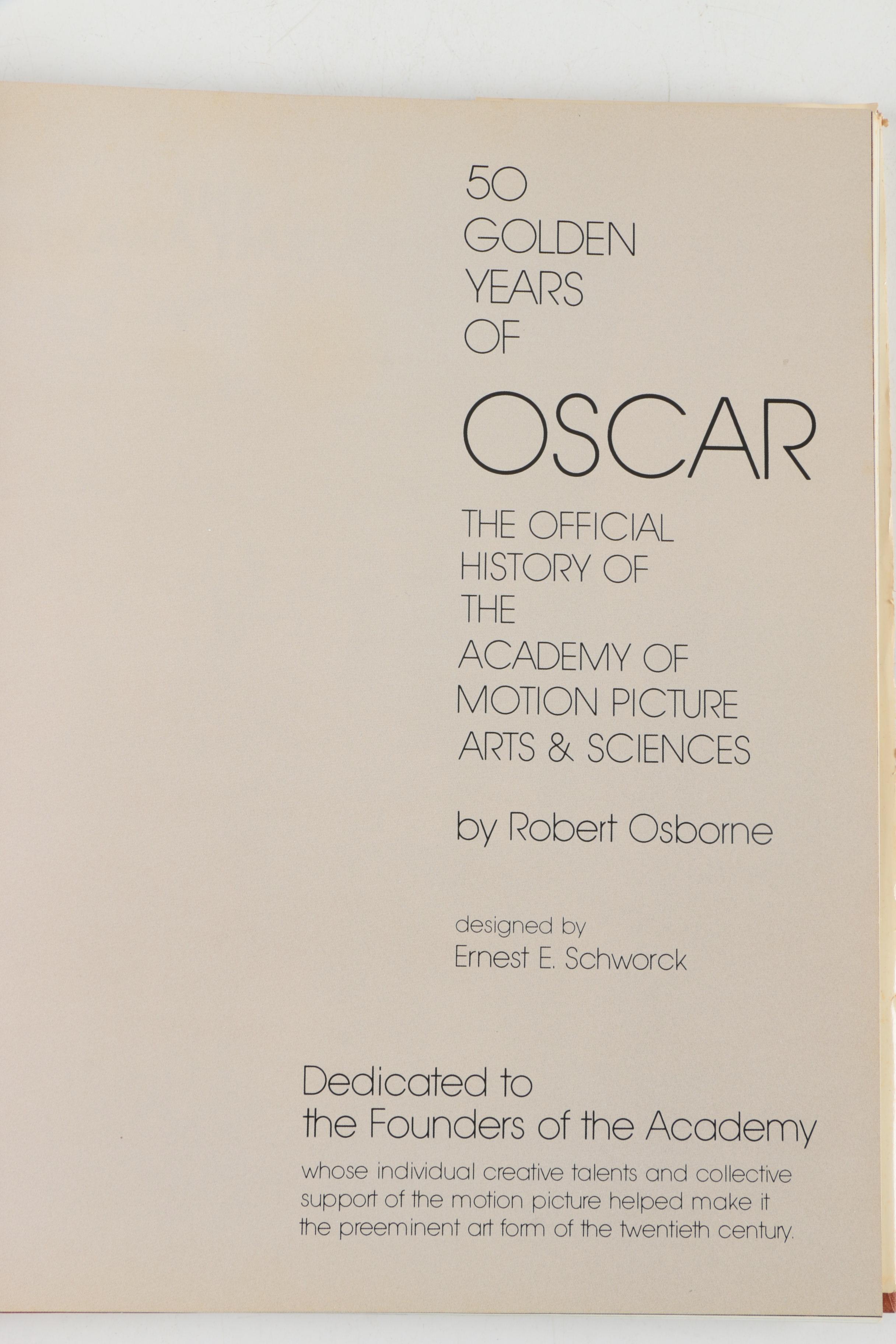 The Academy Awards Books