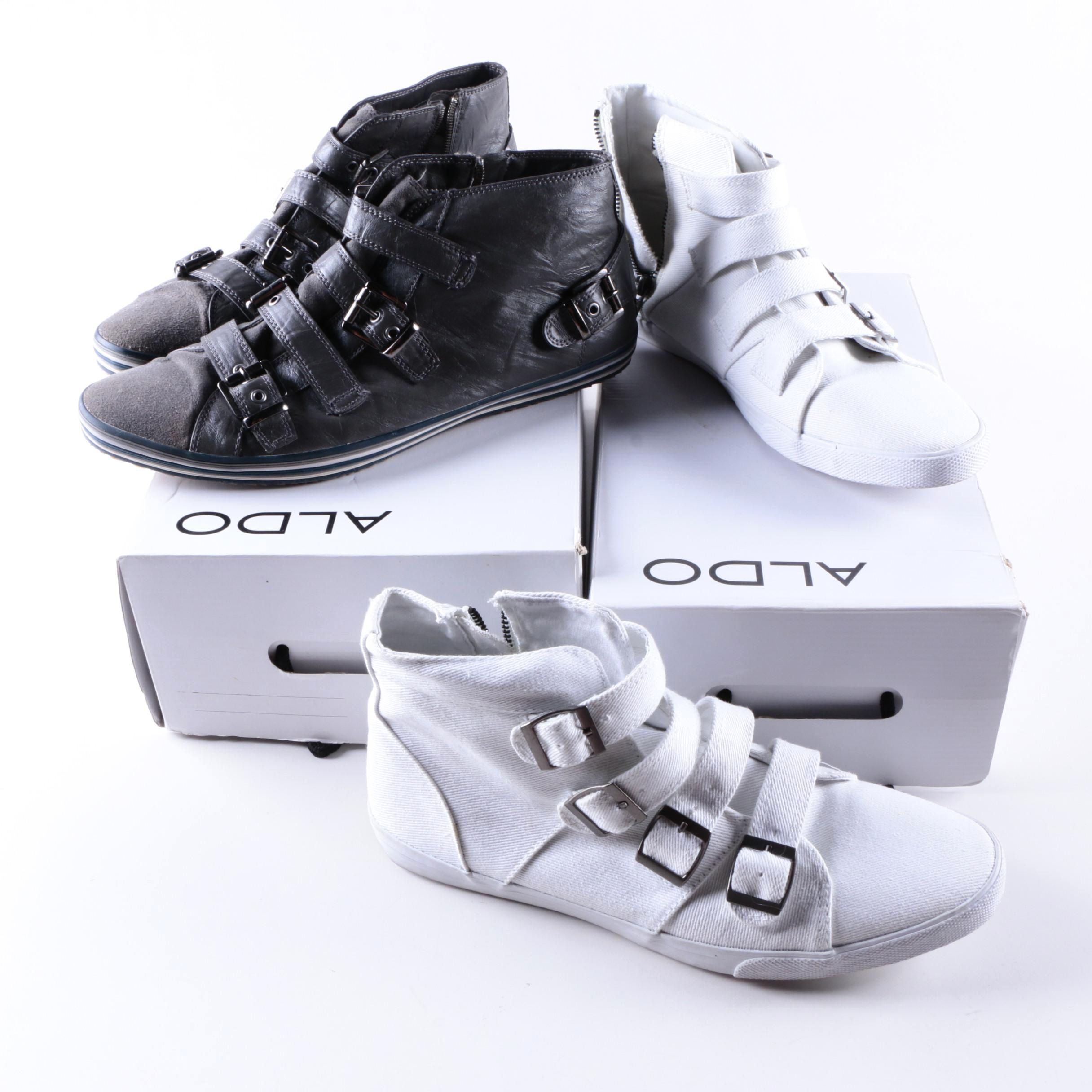 Men's Aldo Ornedo Leather and Canvas Sneakers