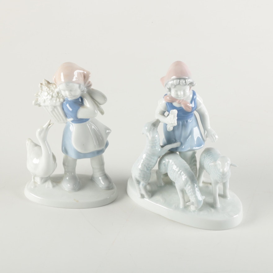 Gerold Porcelain Bavarian Figurines