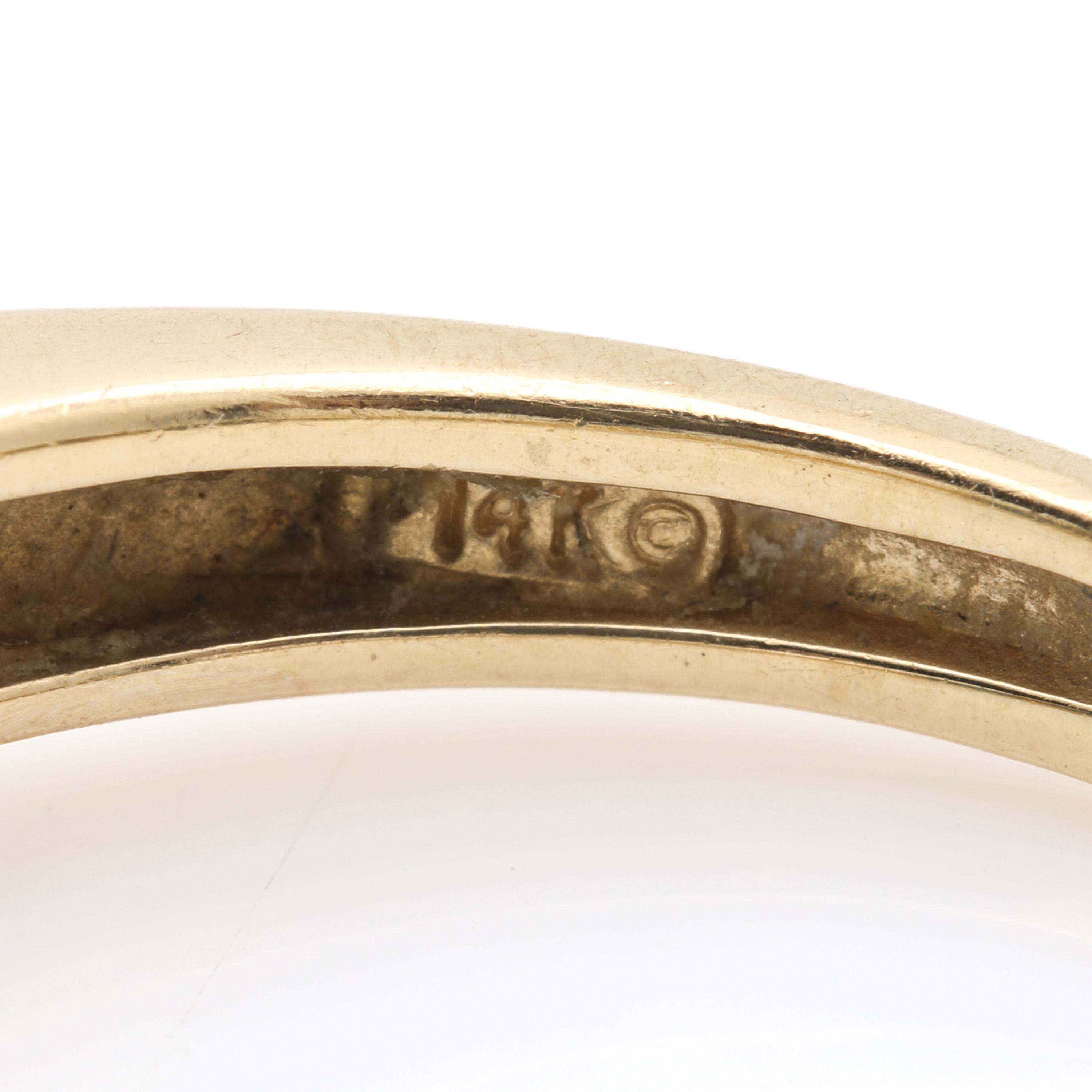 14K Yellow Gold Turquoise Ring