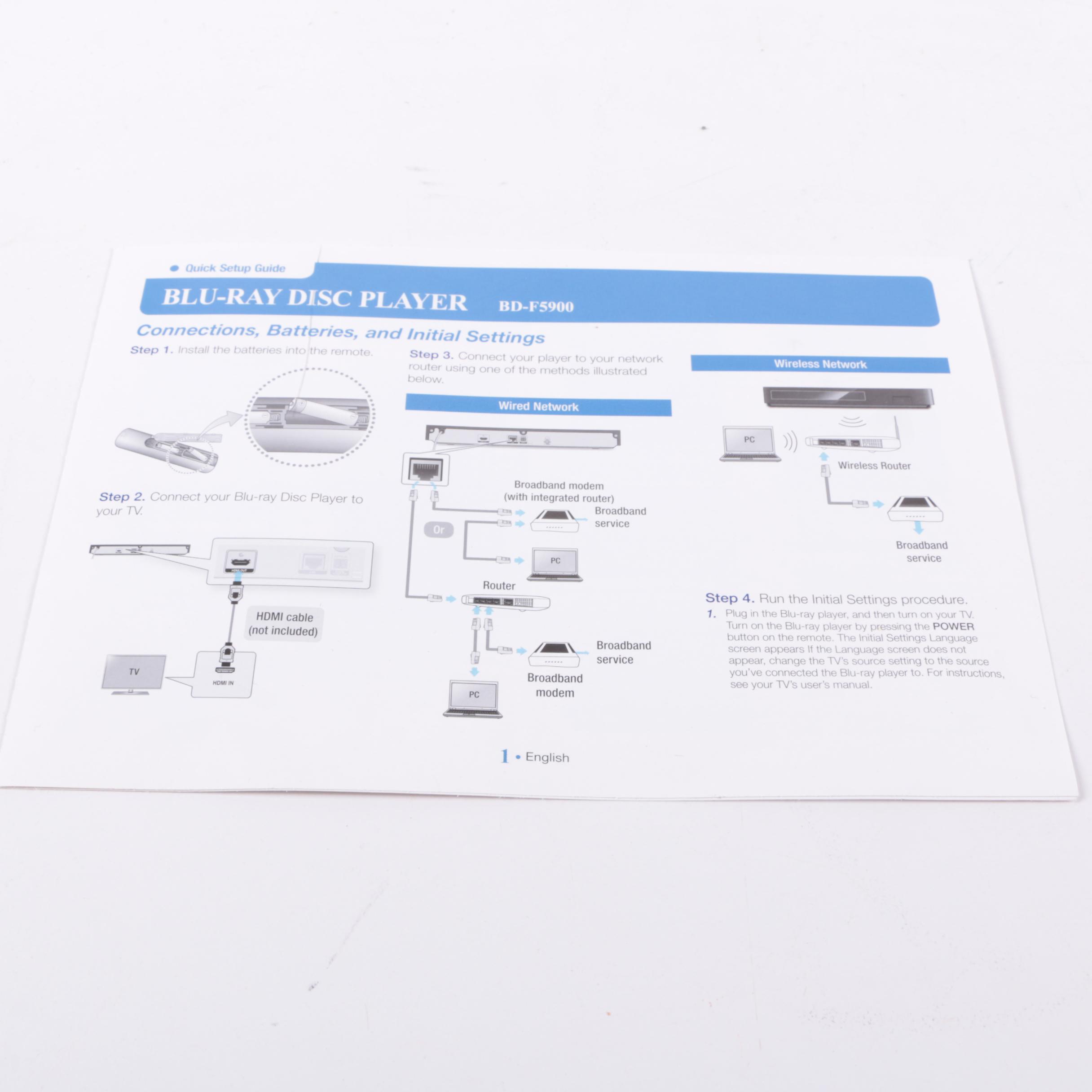 Samsung 3D Blu-ray Player