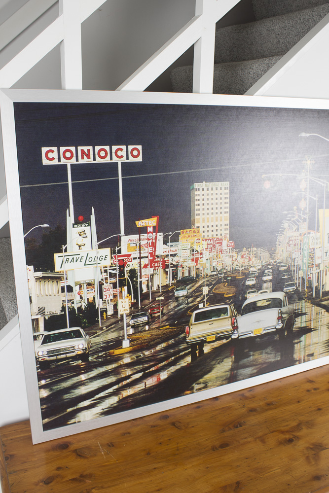Reproduction Print After Ernst Haas "Route 66, Albuquerque, New Mexico"