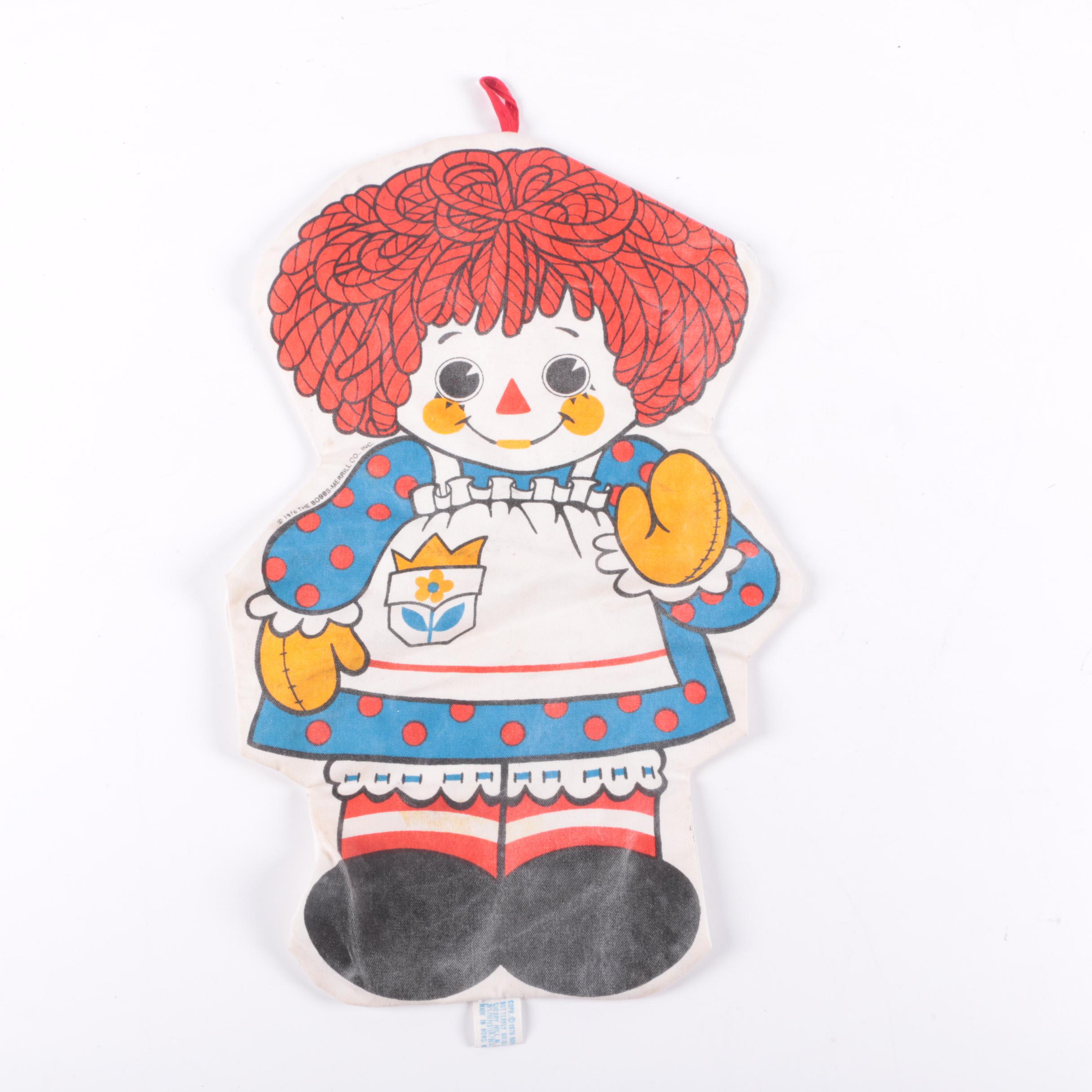 Original Raggedy Ann Doll and Pillow