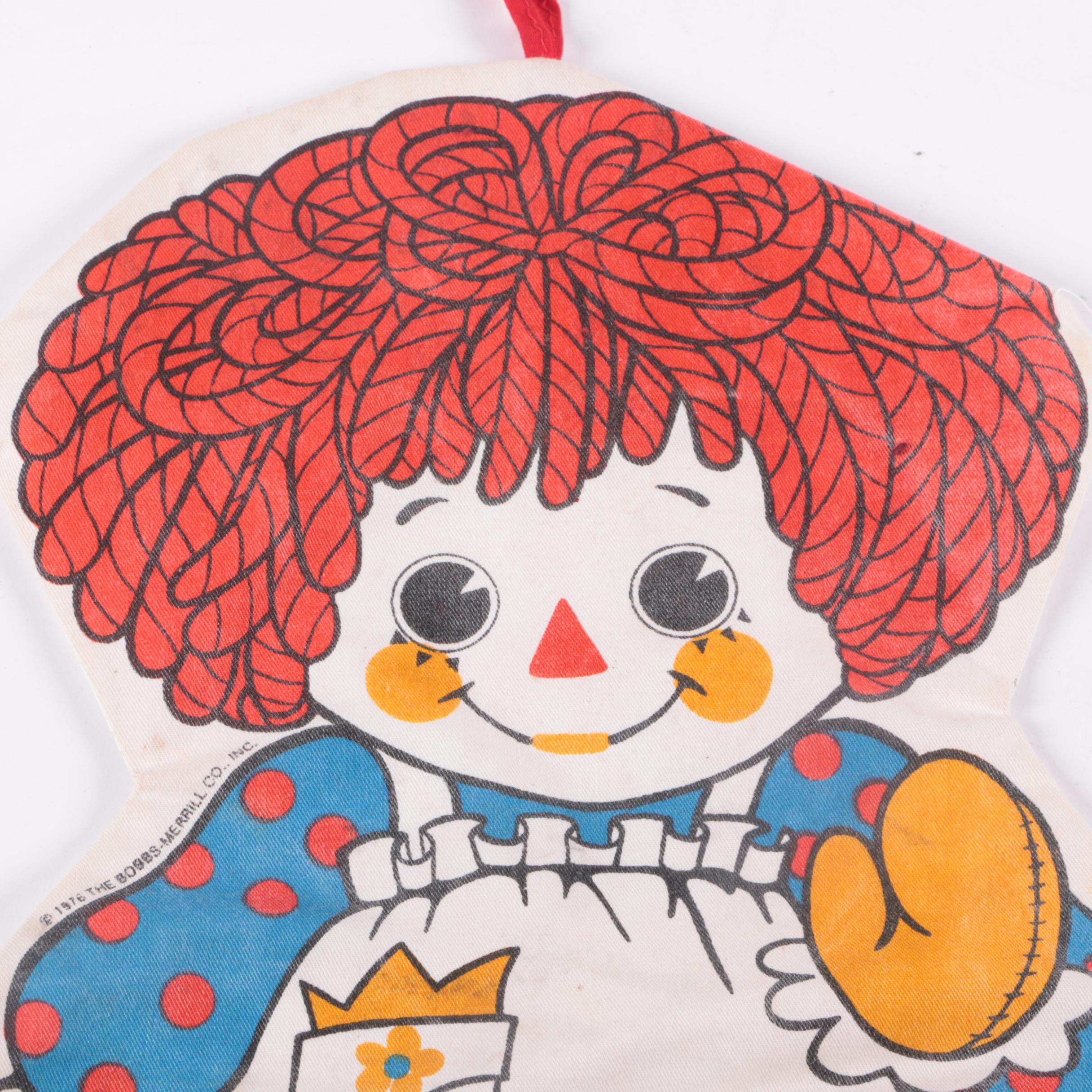 Original Raggedy Ann Doll and Pillow