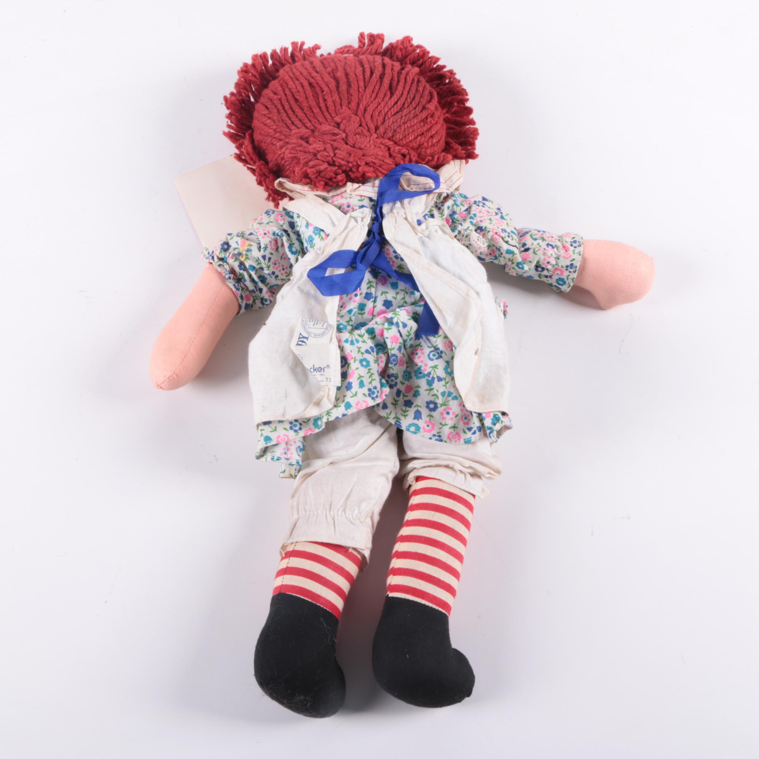 Original Raggedy Ann Doll and Pillow