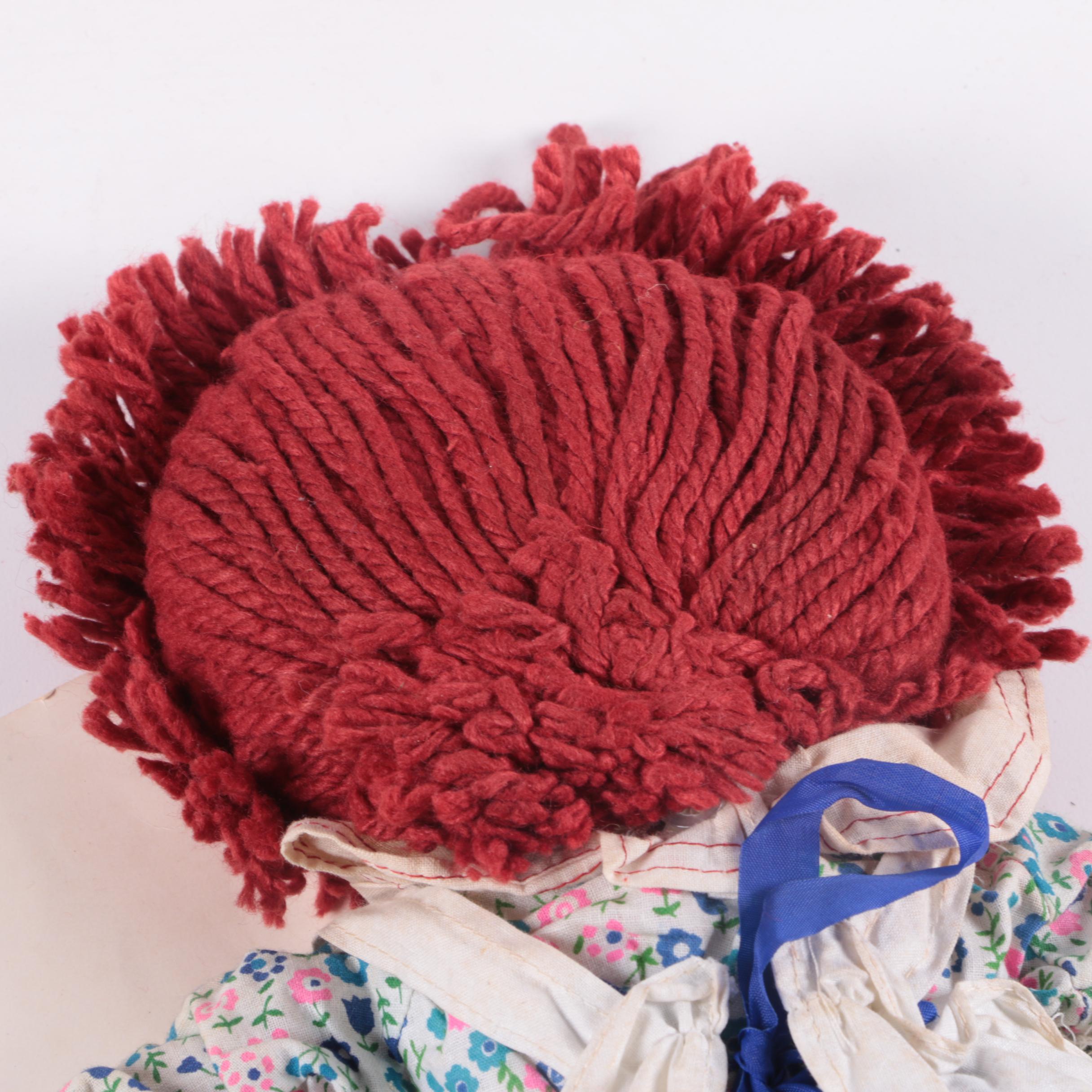 Original Raggedy Ann Doll and Pillow