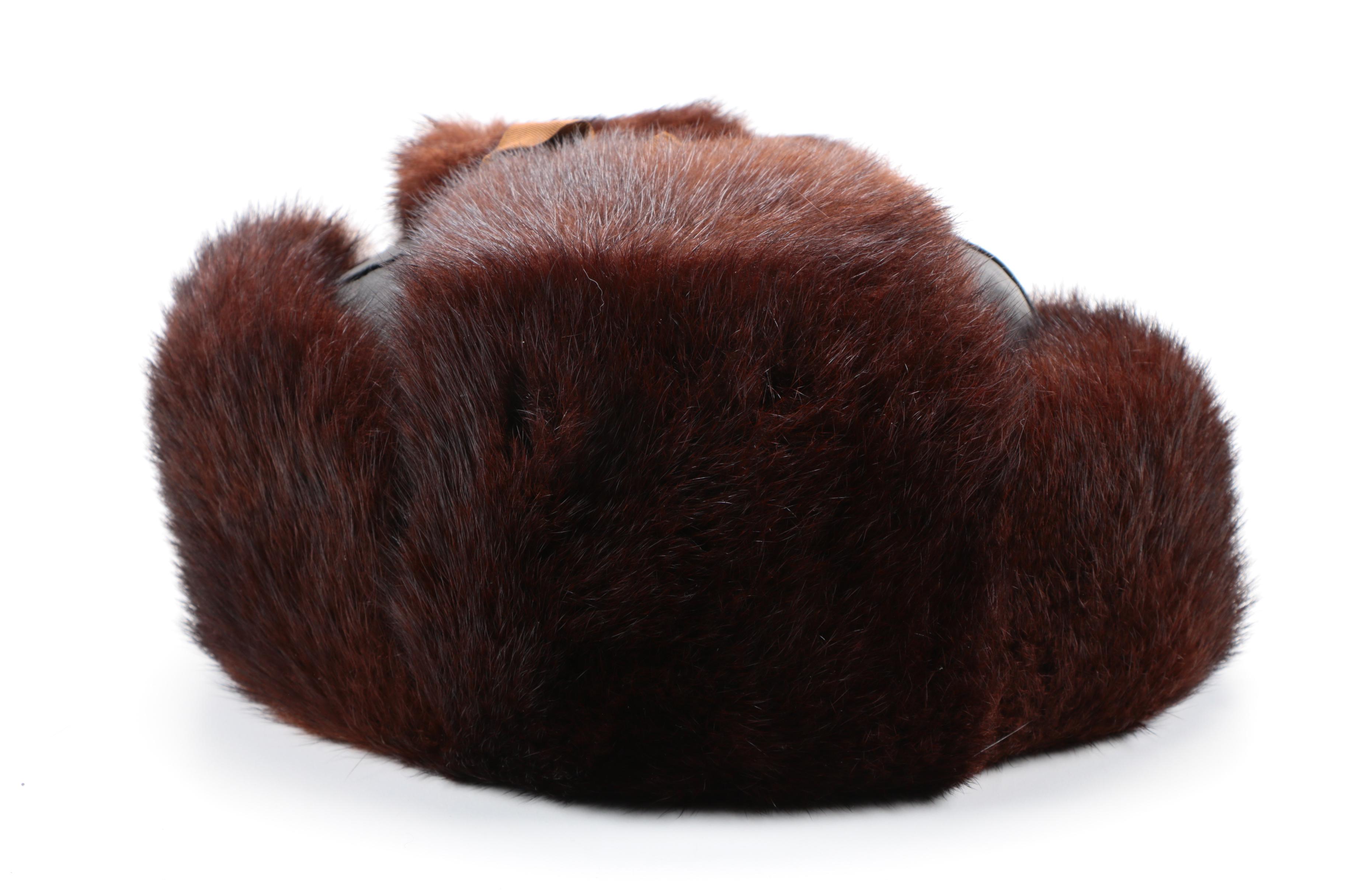 Dyed Beaver Fur Hat