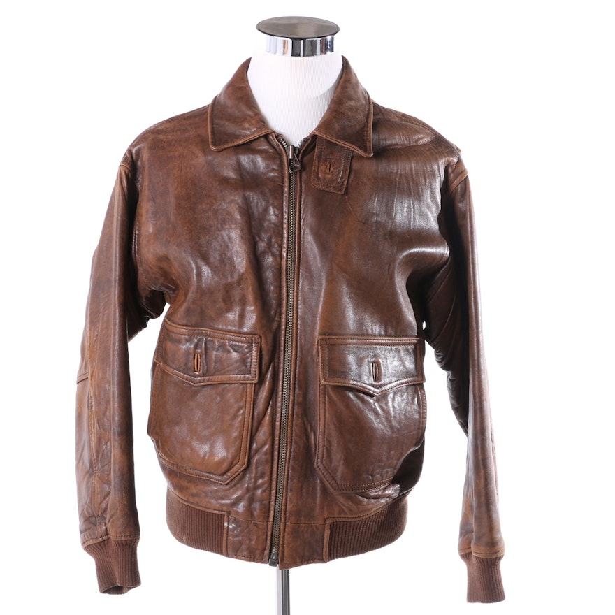 Men's Leather Jacket by Outback Red