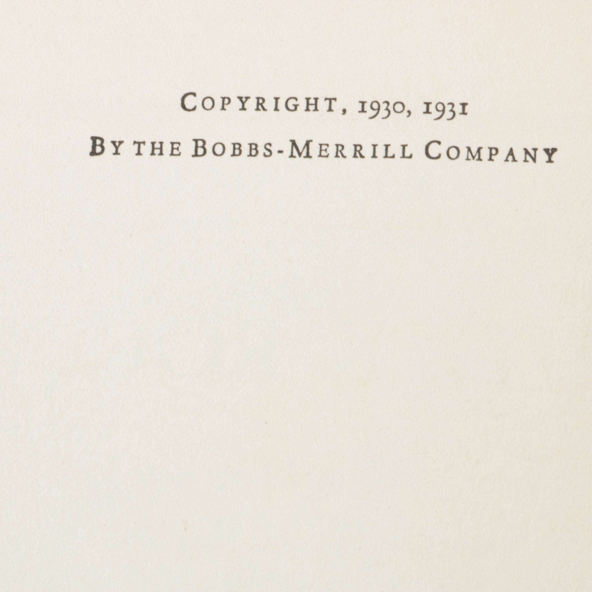 1931 Signed Limited Notre Dame Edition "The Autobiography of Knute K. Rockne"