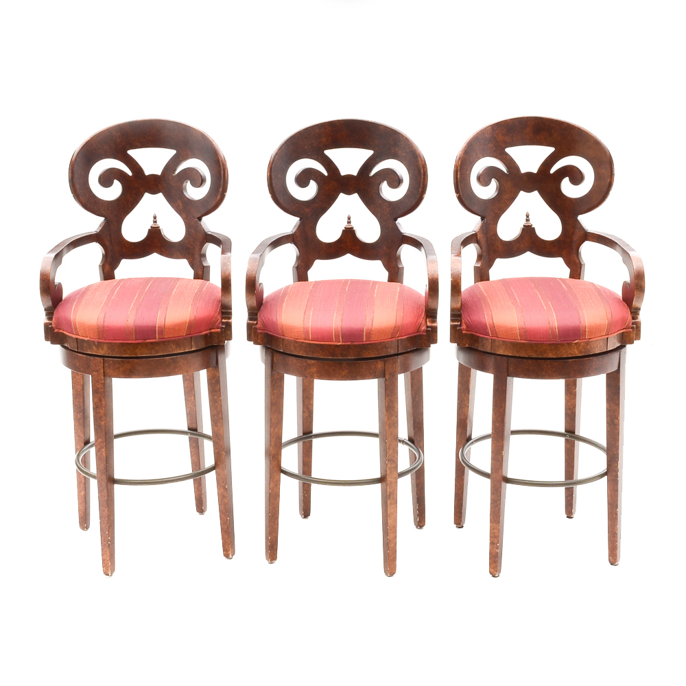 Arhaus Furniture "Jordan" Swivel Bar Stools