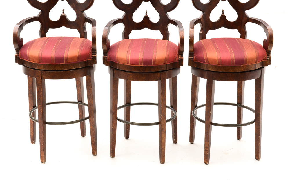 Arhaus Furniture "Jordan" Swivel Bar Stools