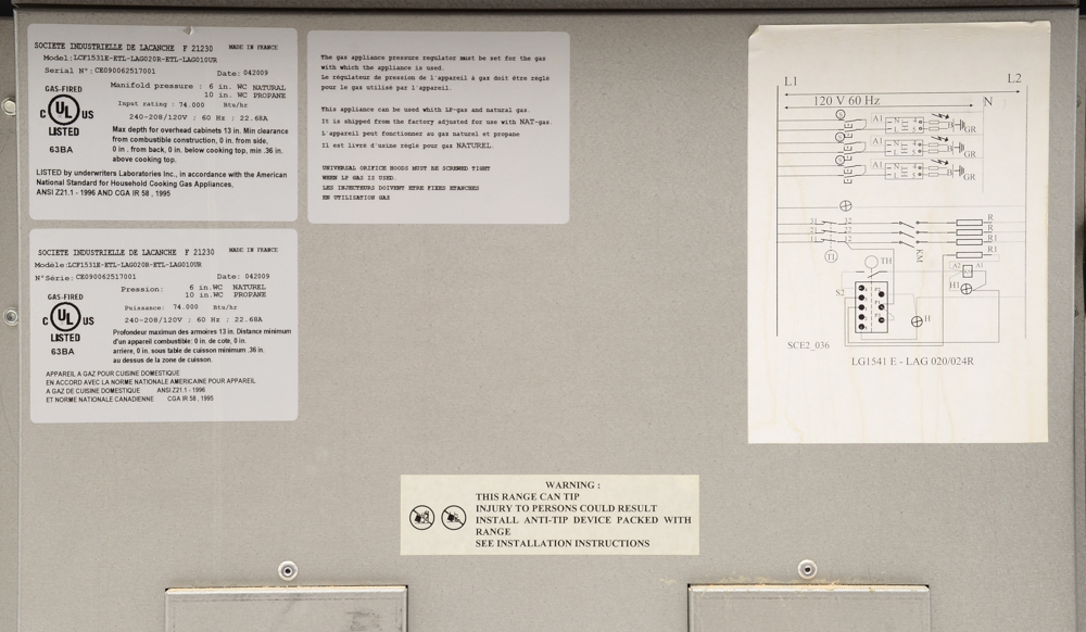 French Lacanche "Citeaux" Range