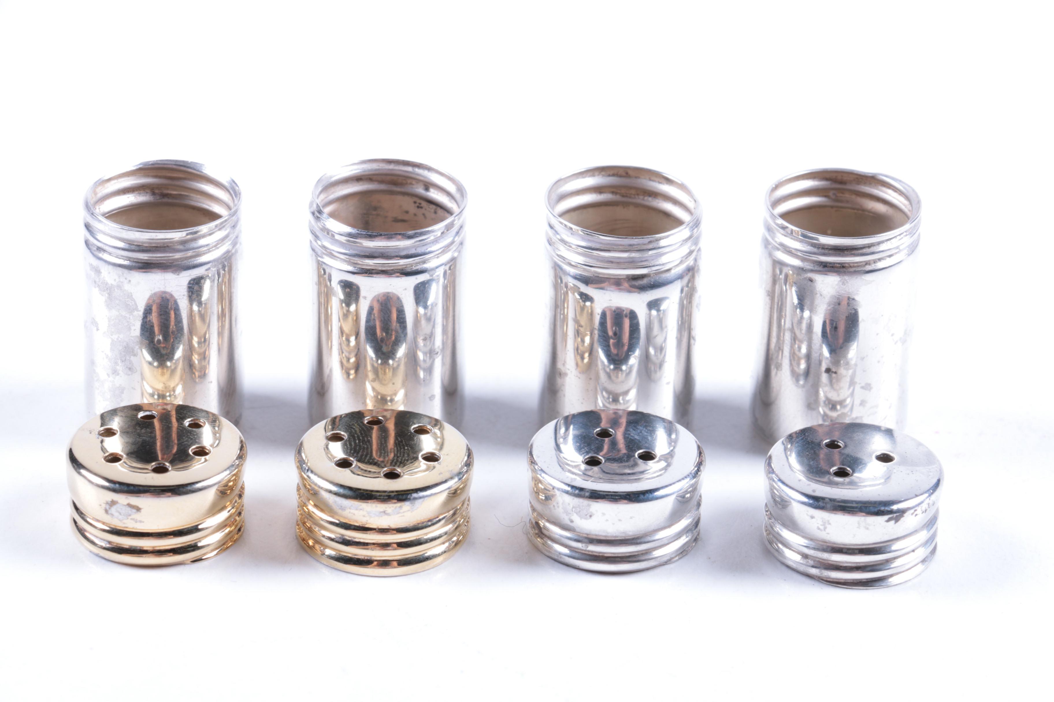 Tiffany & Co Sterling Silver Condiment Shaker Set