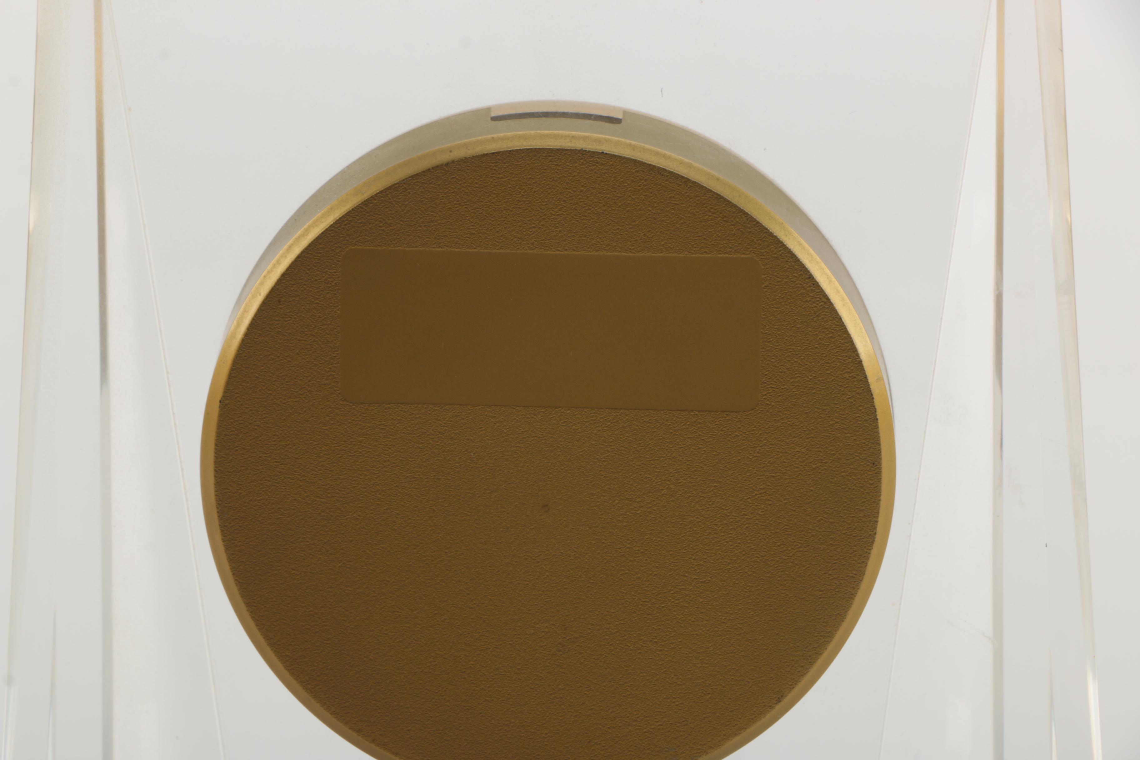 Seiko Modernist Acrylic Desk Clock