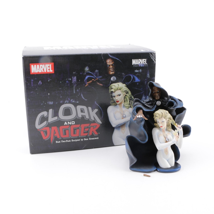 Marvel Universe Cloak And Dagger Busts