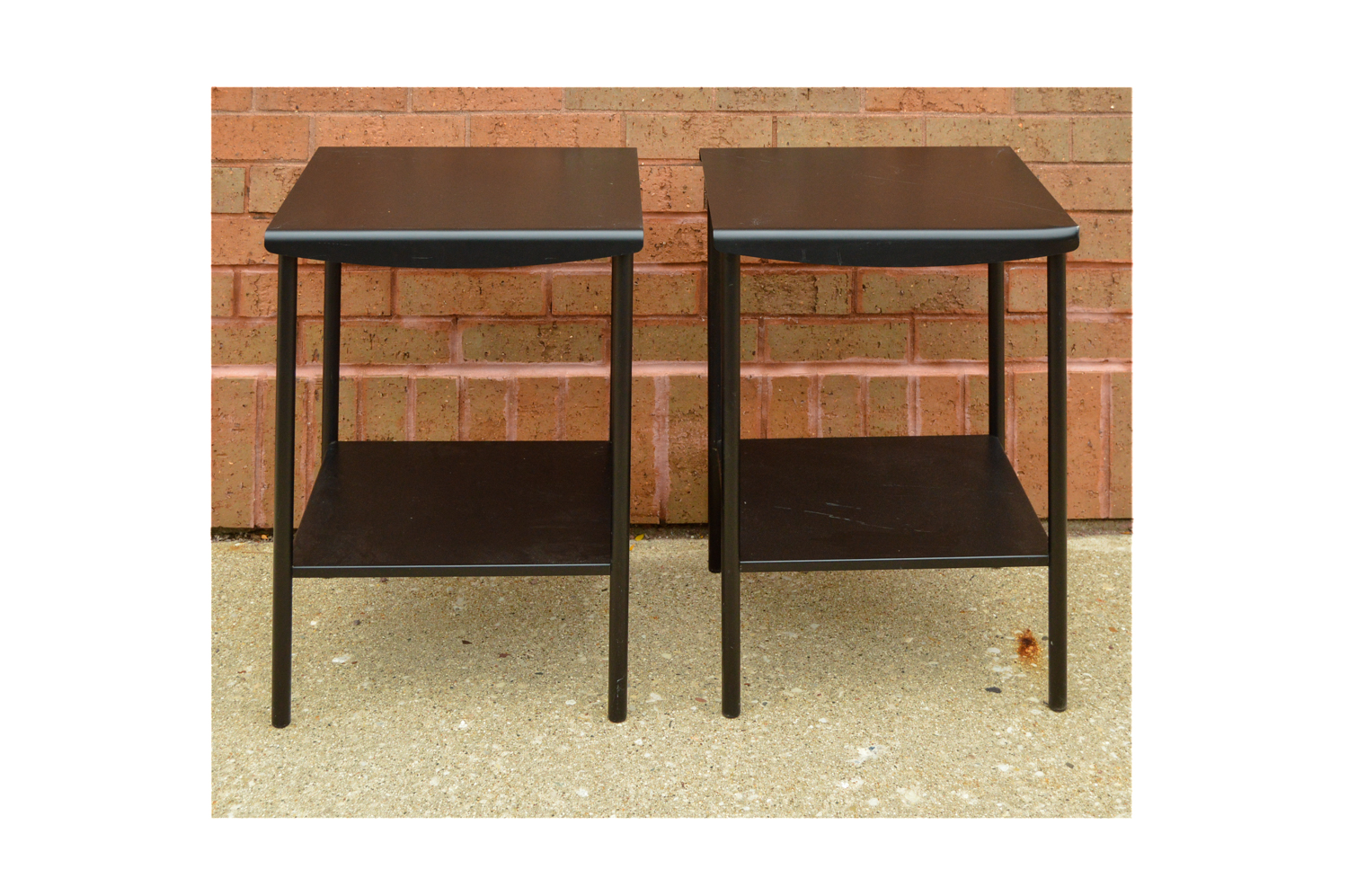 Black Metal Side Tables