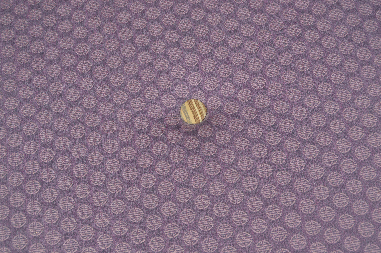 Pair of Chinese Style Armchairs and Ottoman