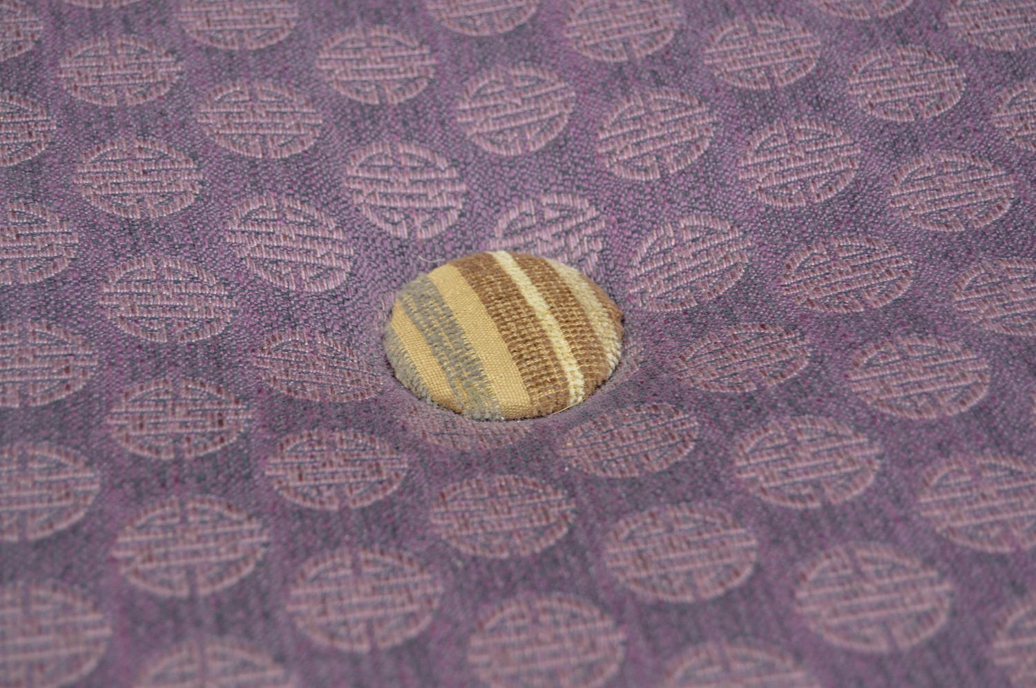 Pair of Chinese Style Armchairs and Ottoman