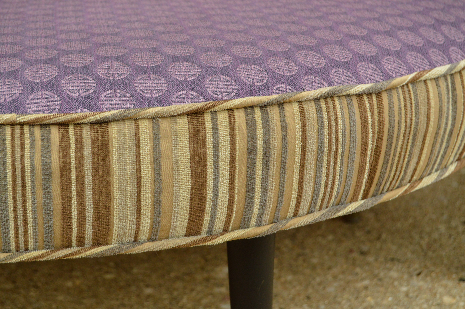 Pair of Chinese Style Armchairs and Ottoman