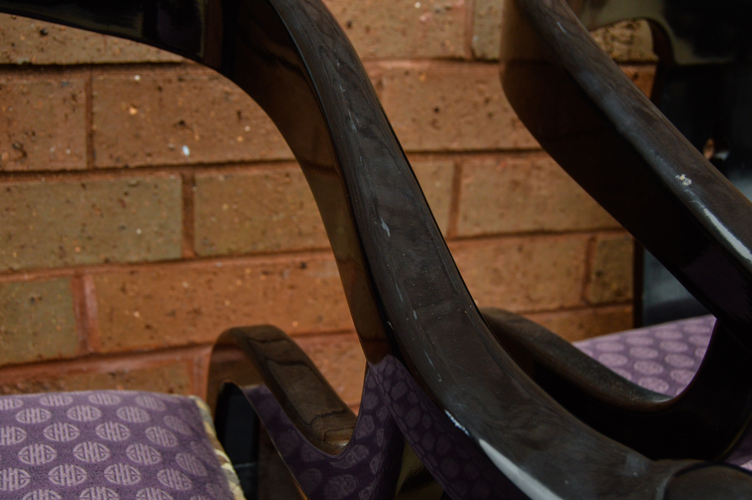 Pair of Chinese Style Armchairs and Ottoman