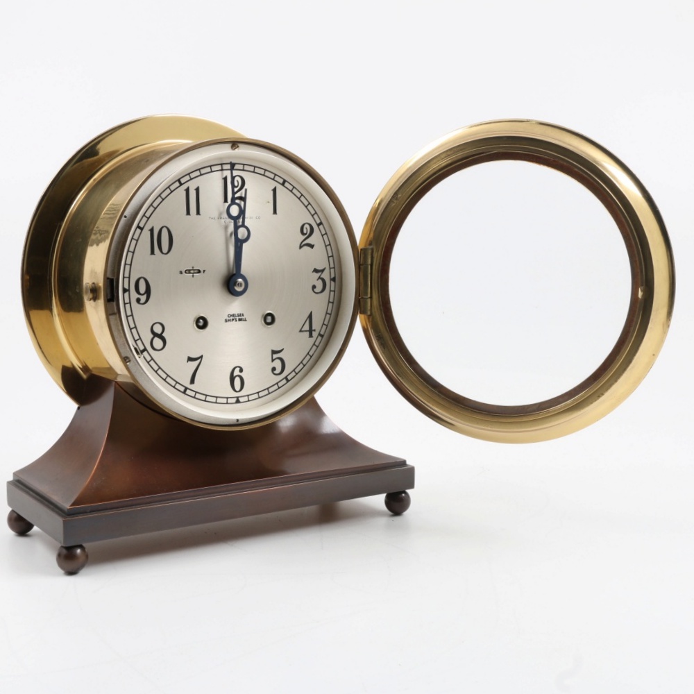 Chelsea Ships Bell Mantel Clock EBTH