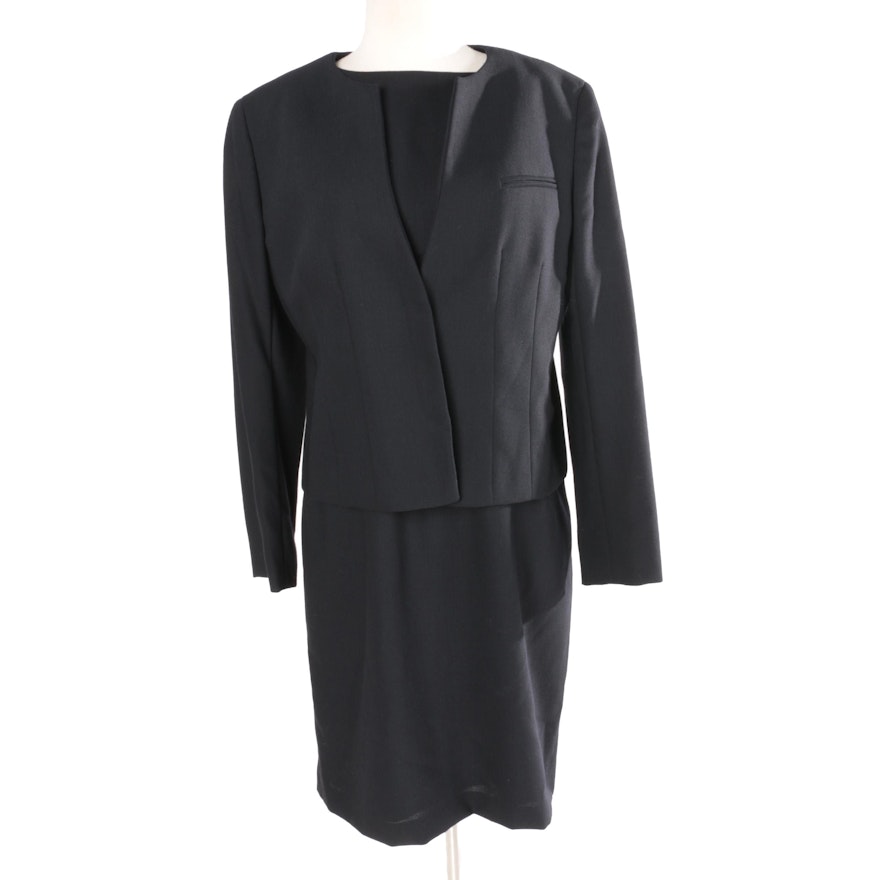 Giorgio Armani Black Dress Suit