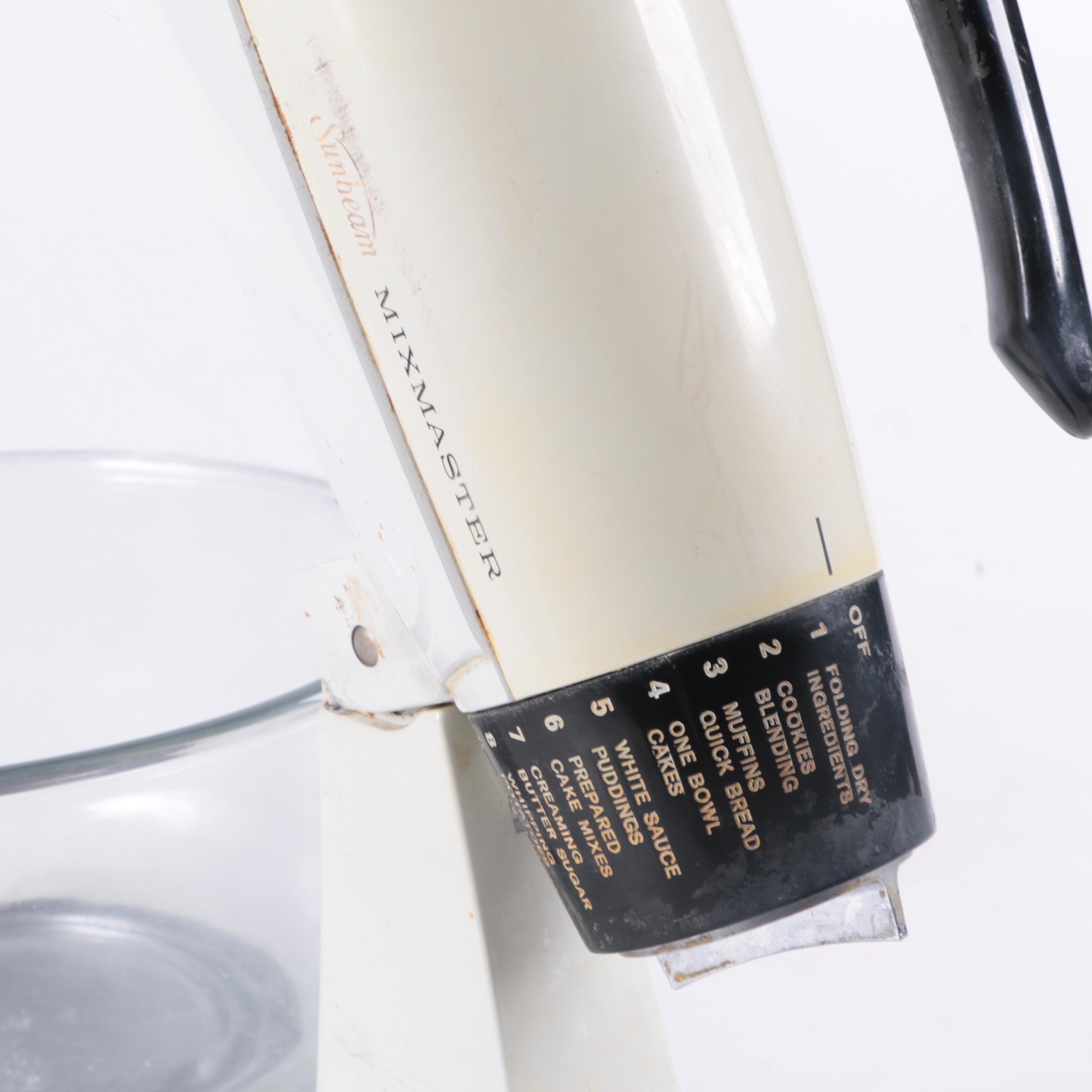 Sunbeam "Mixmaster" Stand Mixer and Accessories