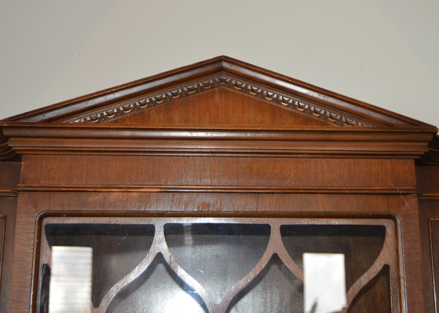 Vintage Chippendale Style China Cabinet