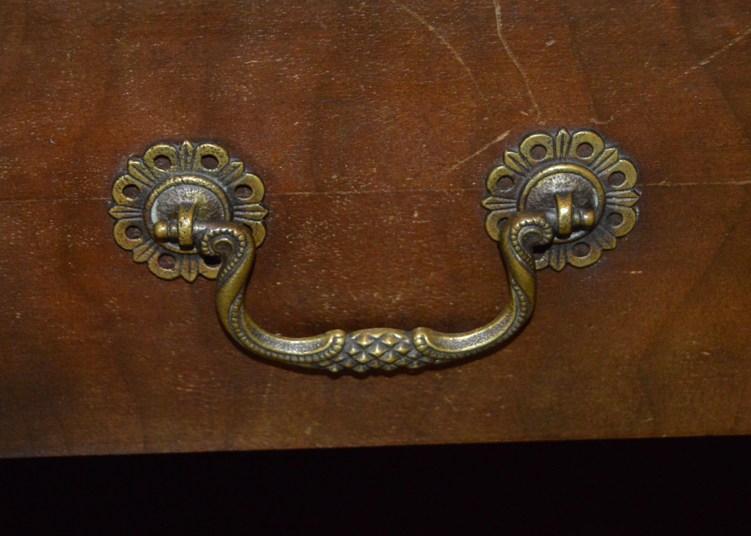 Vintage Chippendale Style China Cabinet