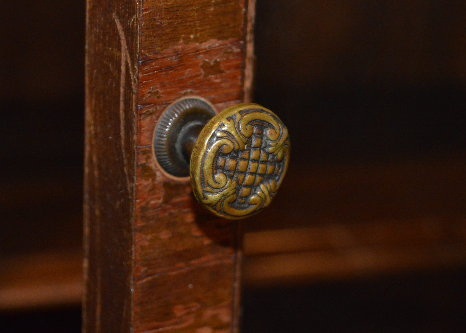 Vintage Chippendale Style China Cabinet