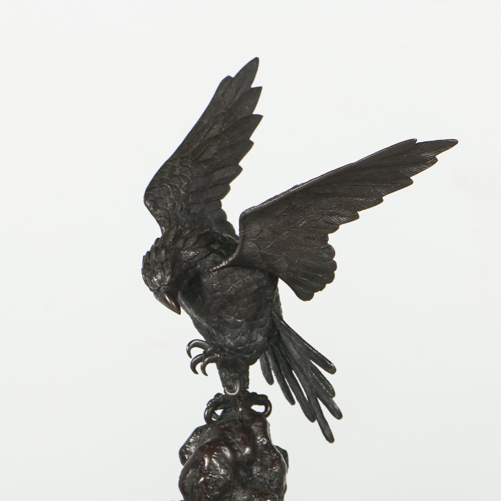 Chinese Style Bronze Censors with Stands