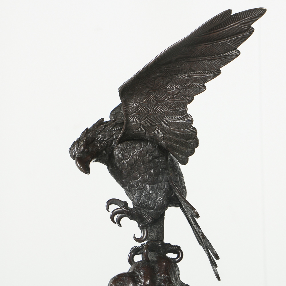 Chinese Style Bronze Censors with Stands