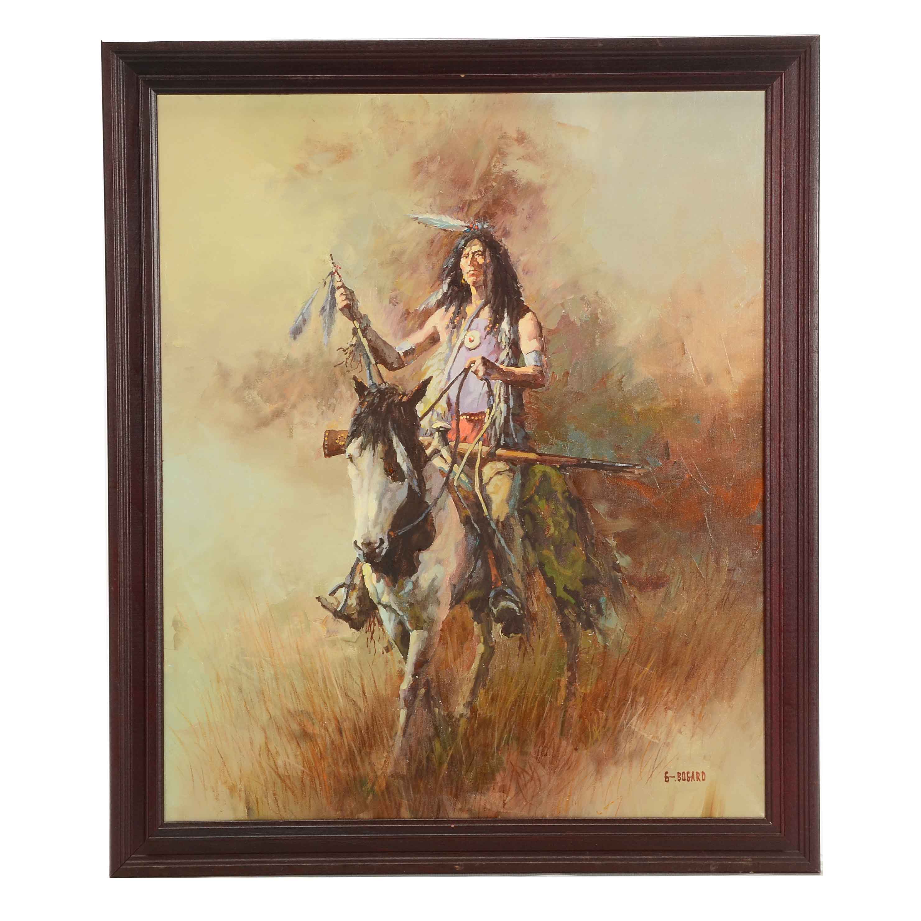 G. Bogard Original Oil Painting on Canvas