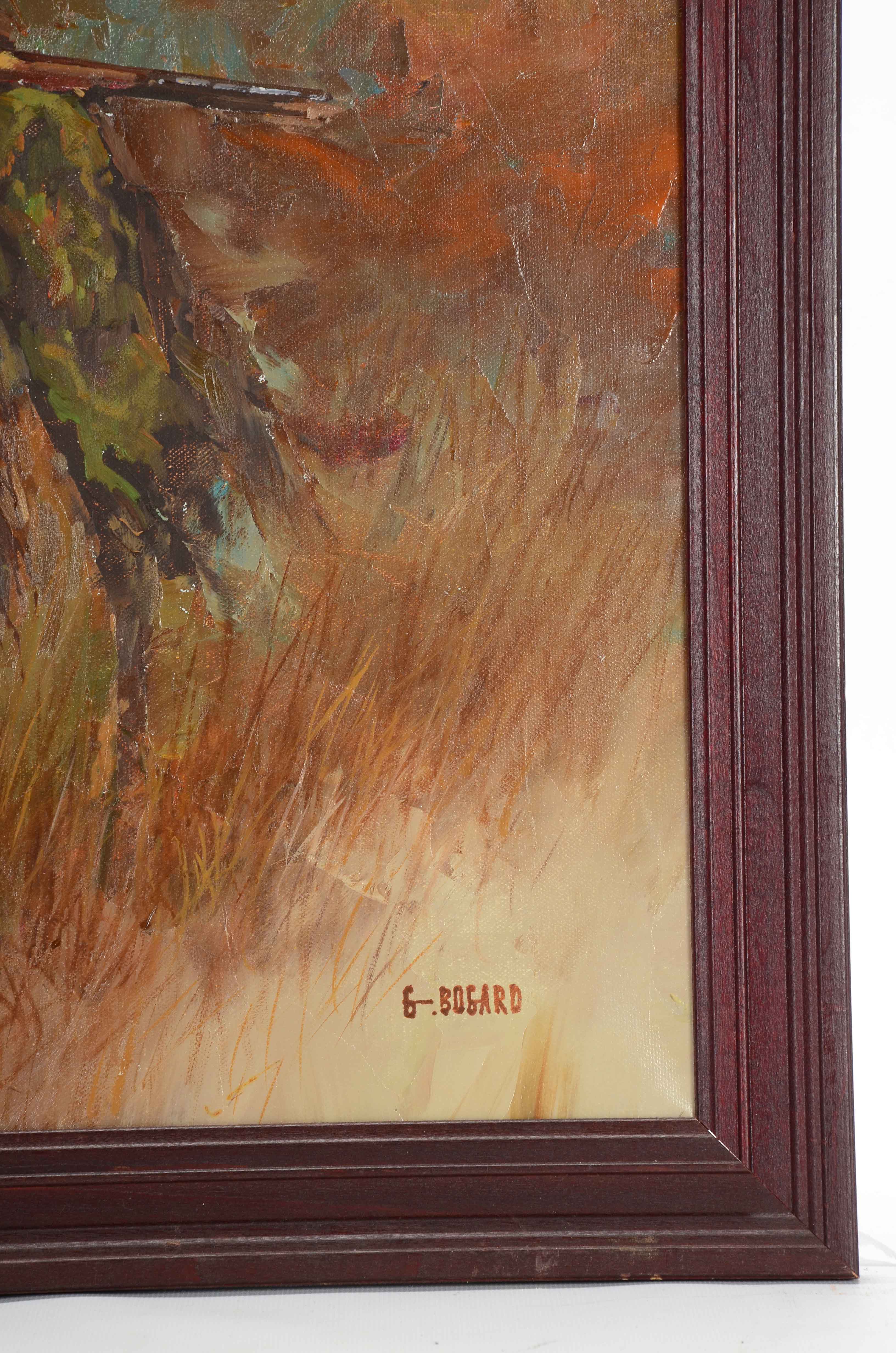 G. Bogard Original Oil Painting on Canvas