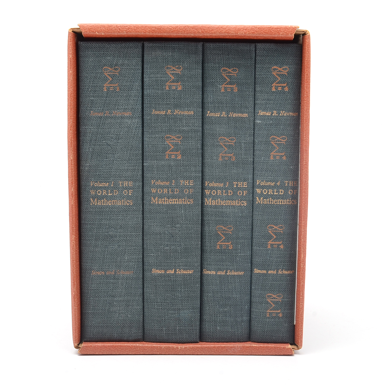 1956 "The World of Mathematics" Box Set by James R. Newman