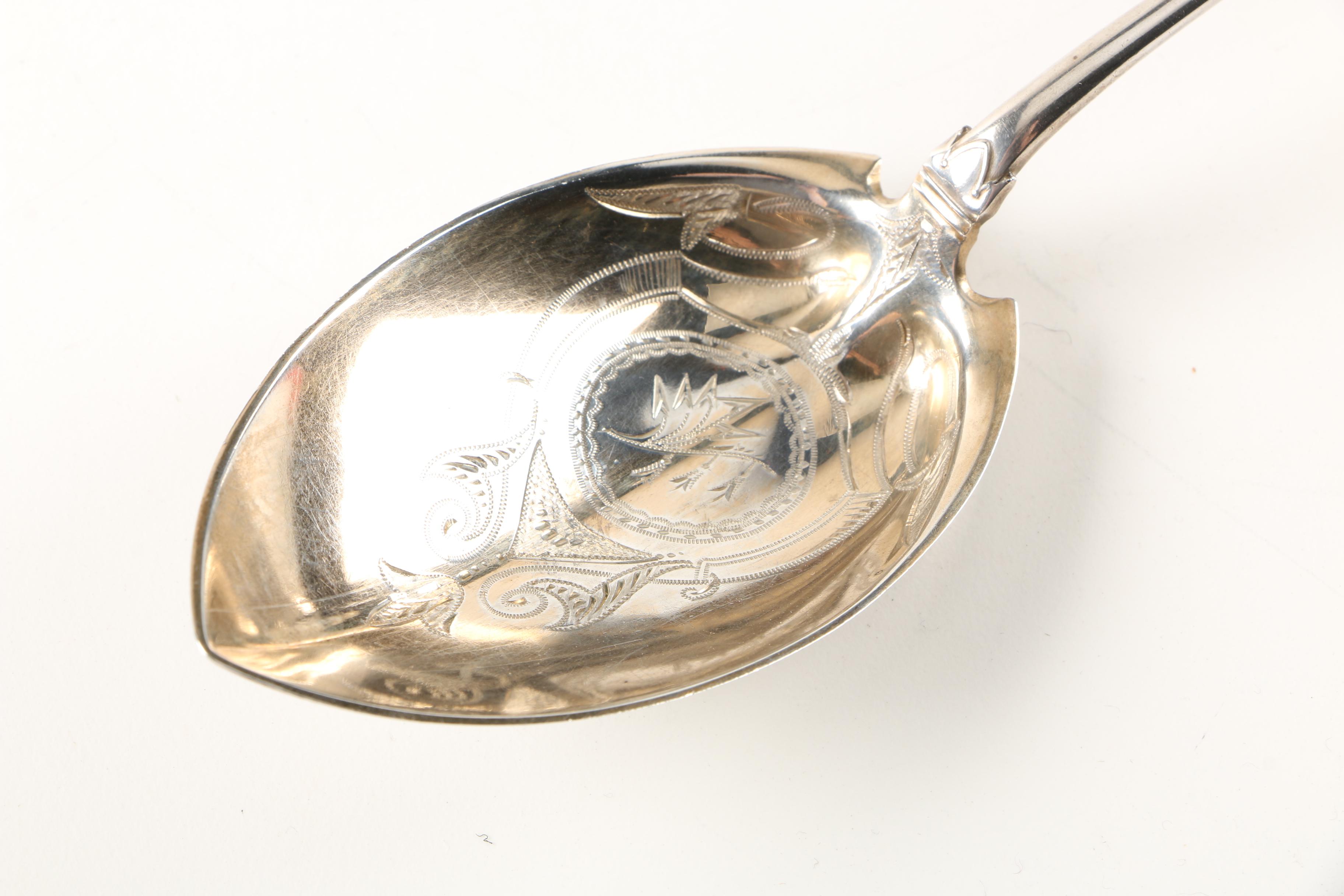 Gorham "Persian" Sterling Silver Serving Spoon