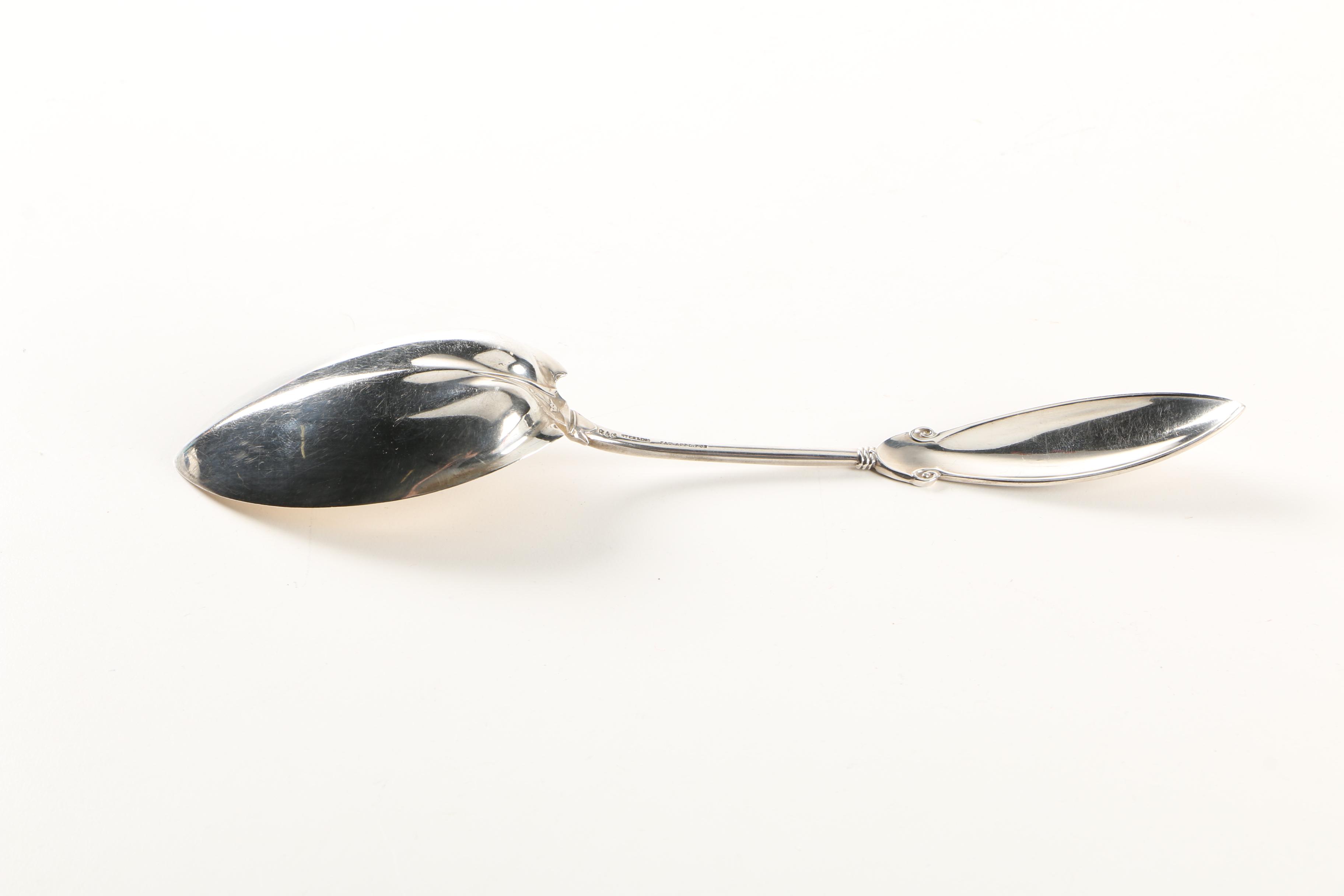 Gorham "Persian" Sterling Silver Serving Spoon