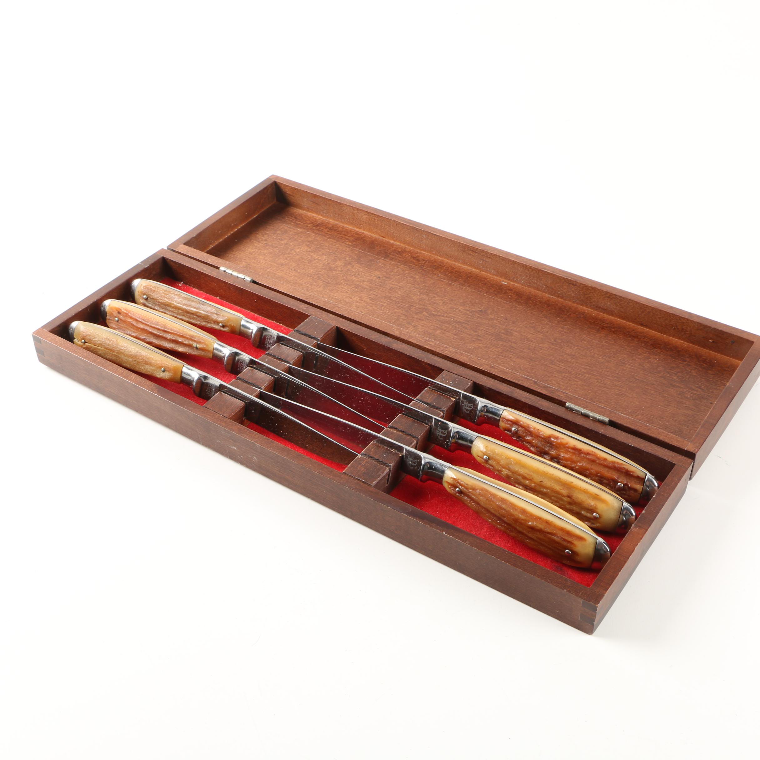 Abercrombie & Fitch Stag Handle Knives